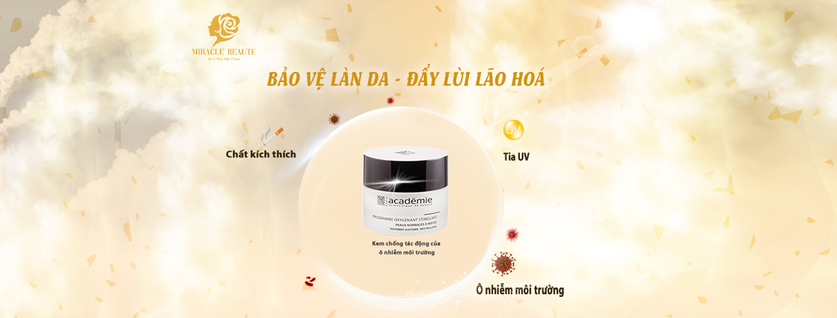 BẢO VỆ LÀN DA TRƯỚC Ô NHIỄM MÔI TRƯỜNG