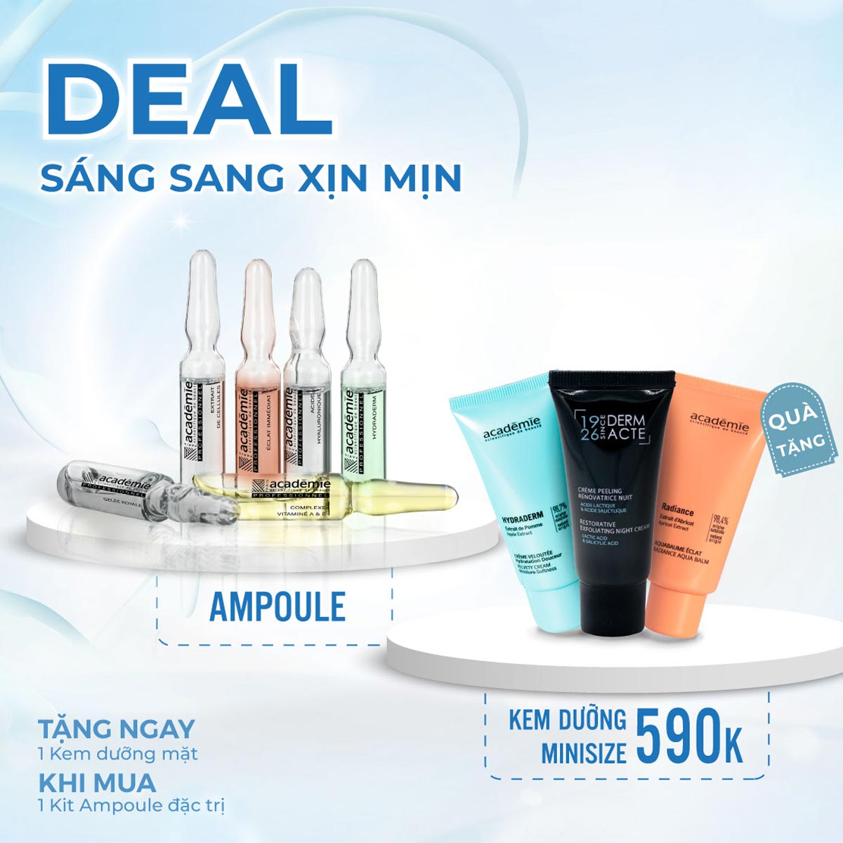 Ưu đãi Sáng sang xịn mịn